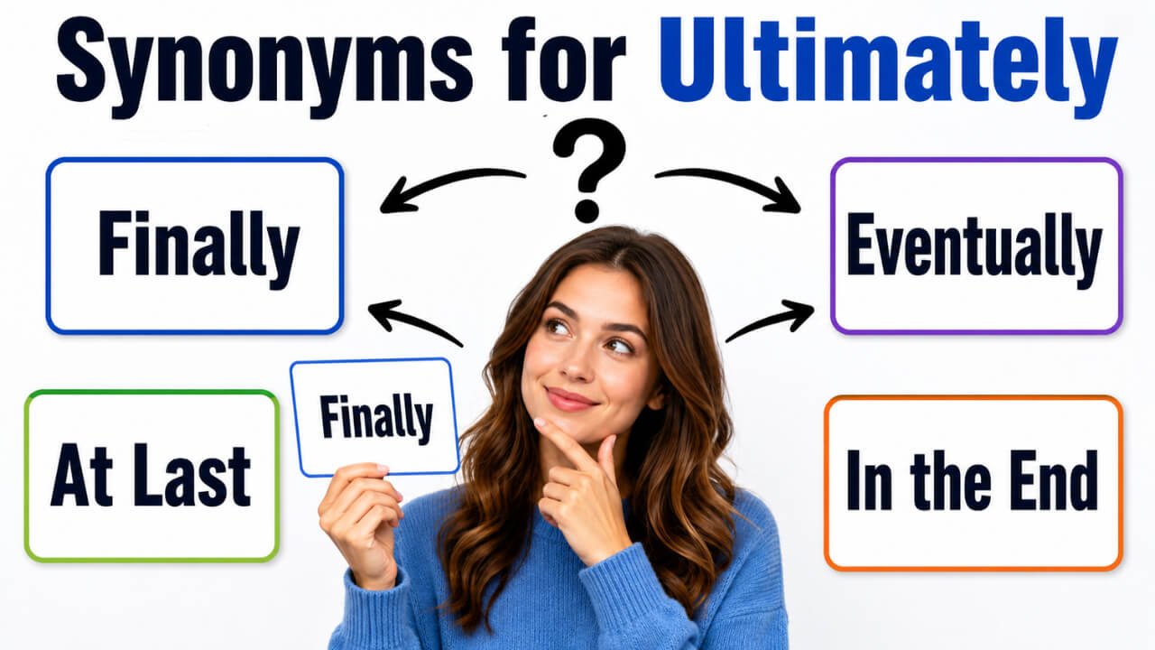 synonyms for ultimately