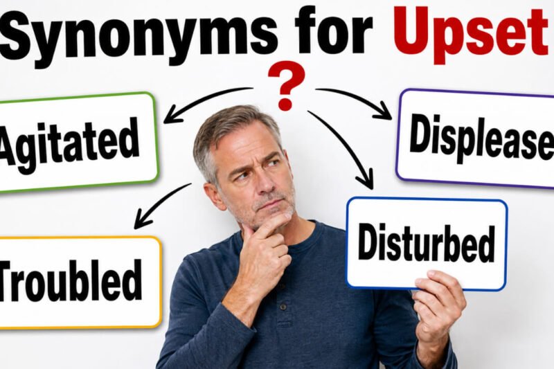 45+ Synonyms for Upset: Strong Word Choices & Examples