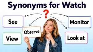 synonyms for watch