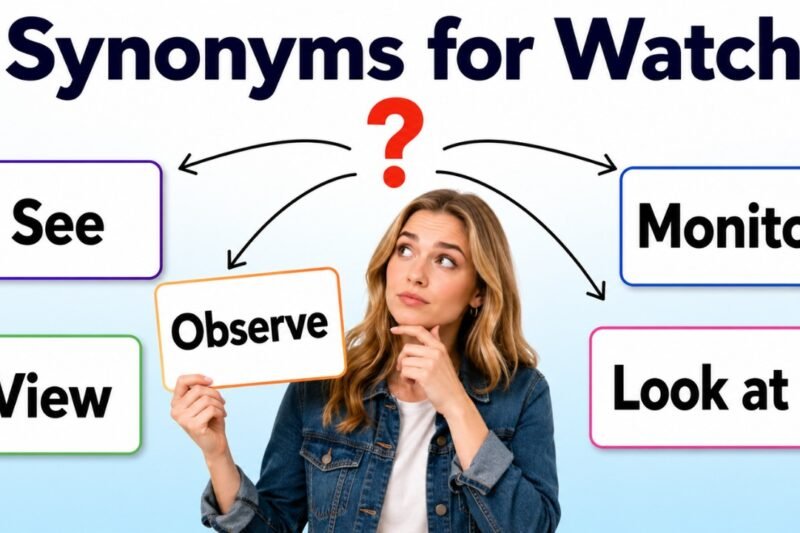 30+ Synonyms for Watch: Meanings, Context & Clear Examples