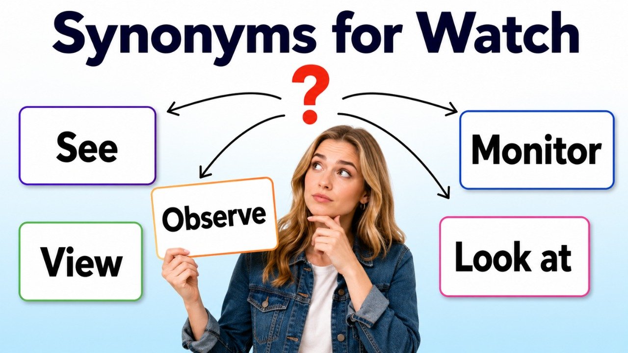 synonyms for watch