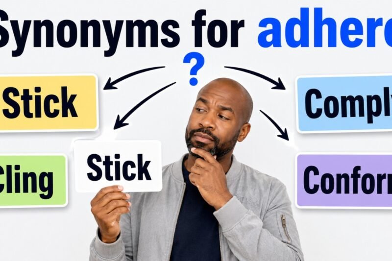 40+ Synonyms for Adhere: Strong Word Choices & Examples