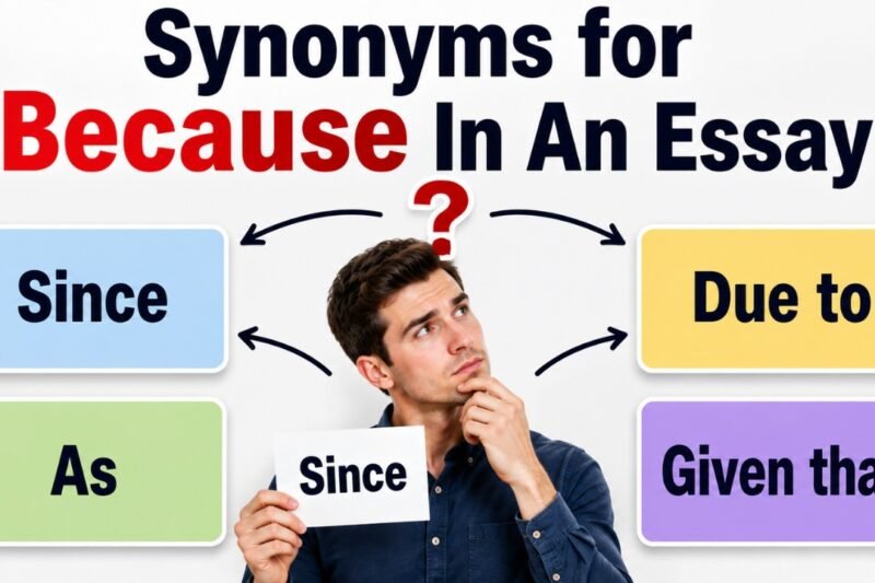 36+ Synonyms for Because in an Essay: Usage, Context & Examples