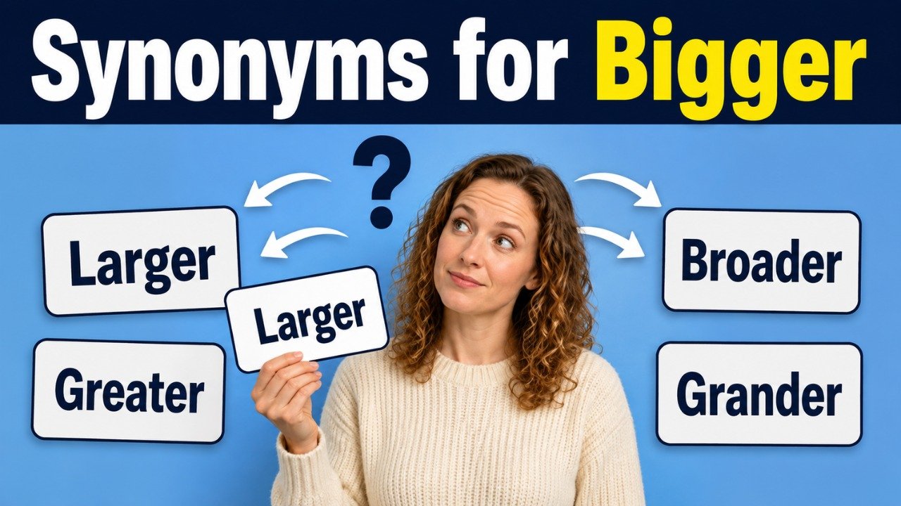 synonyms for bigger