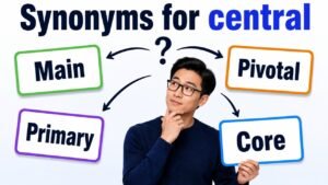synonyms for central