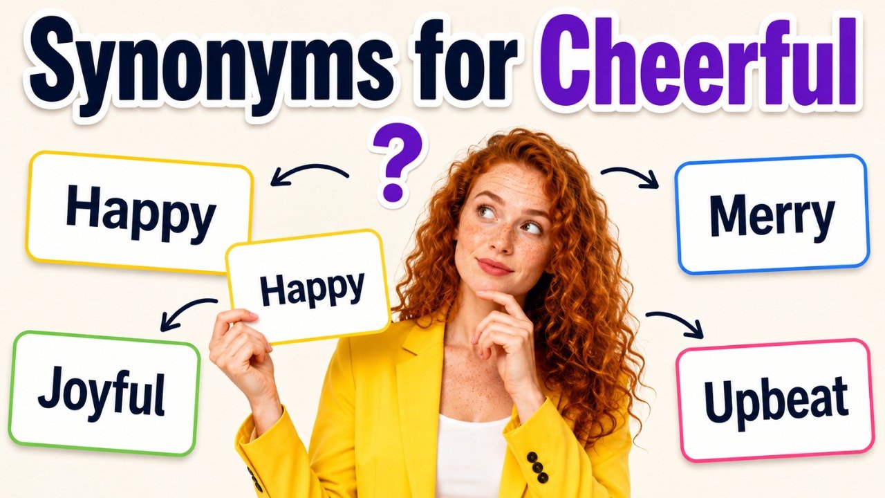 synonyms for cheerful