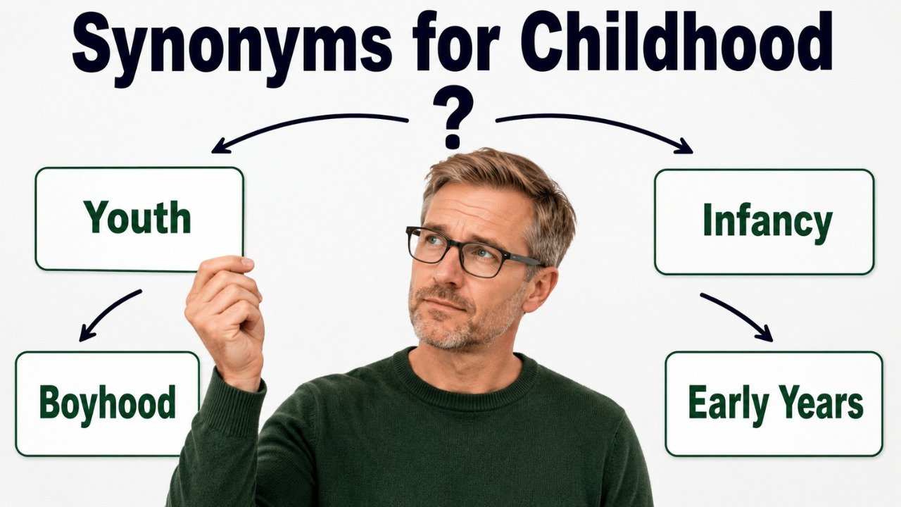 synonyms for childhood