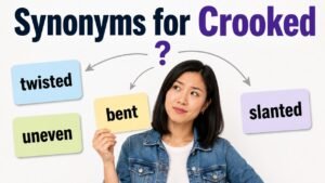 synonyms for crooked