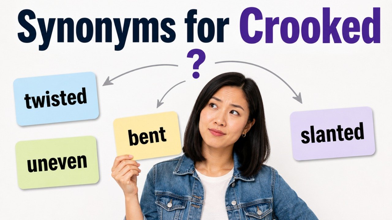 synonyms for crooked