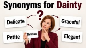 synonyms for dainty