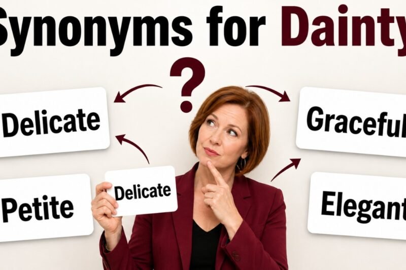 45+ Synonyms for Dainty: Meanings, Uses & Word Choices