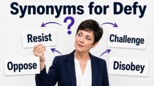 synonyms for defy