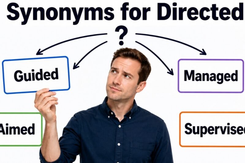 30+ Synonyms for Directed: Meanings, Context & Clear Examples