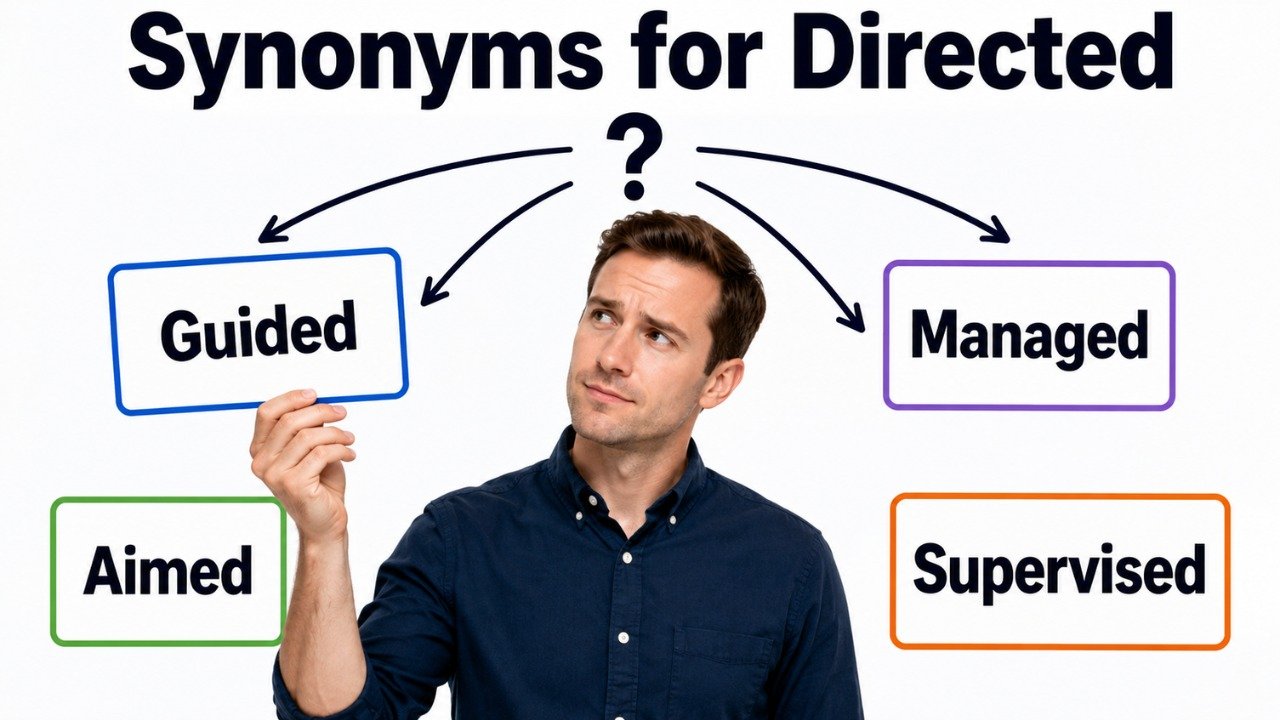 synonyms for directed