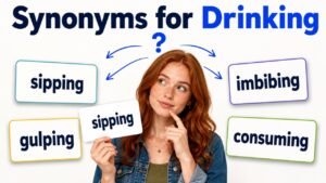 synonyms for drinking