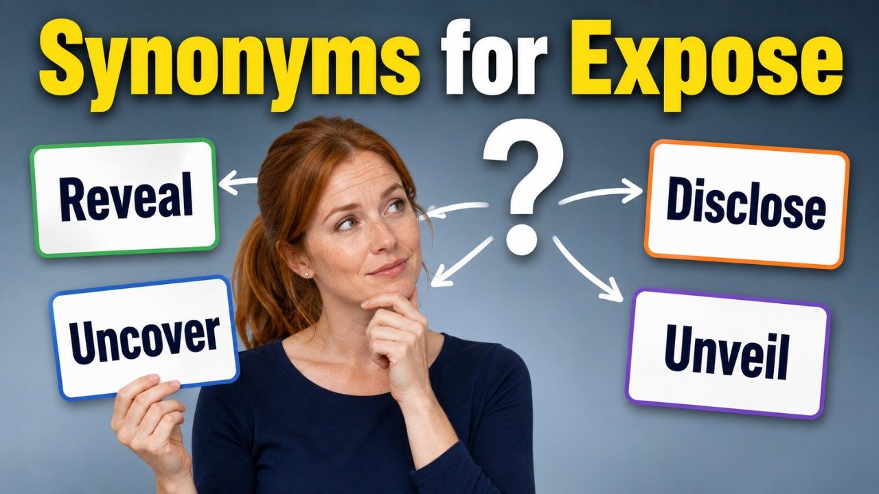 synonyms for expose