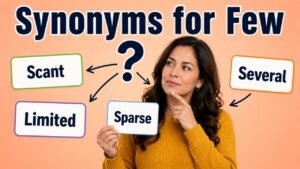 synonyms for few