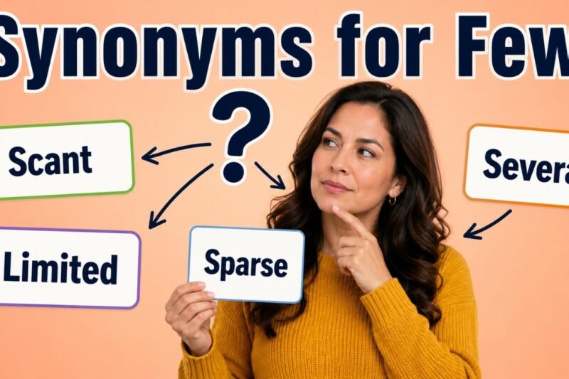 44+ Synonyms for Few: Meanings, Uses & Word Choices