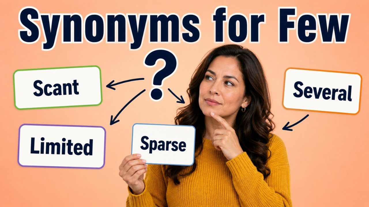 synonyms for few