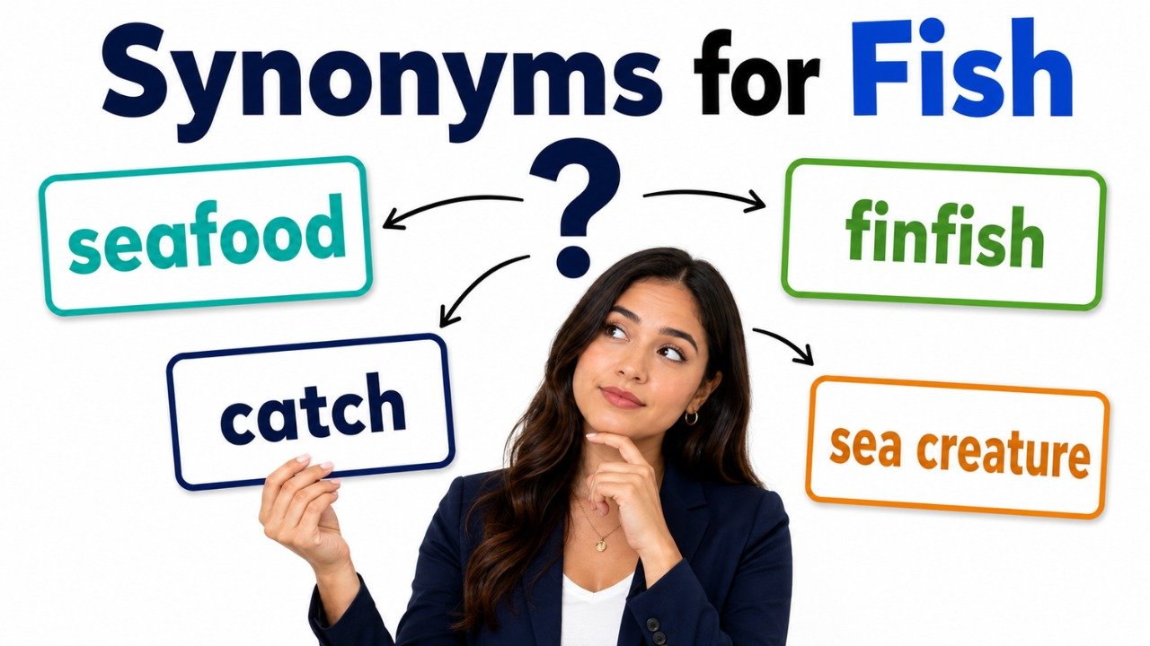 synonyms for fish