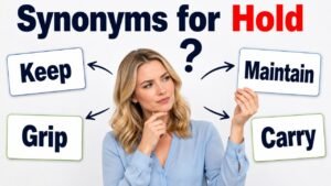 synonyms for hold