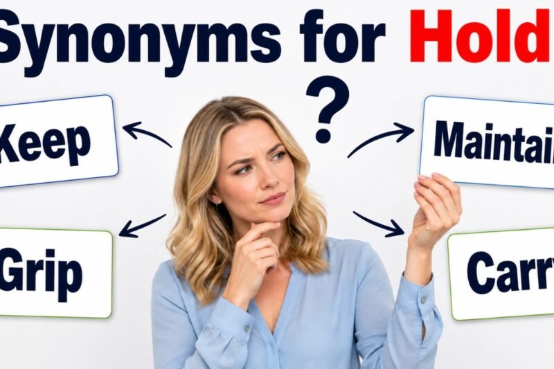 35+ Synonyms for Hold: Meaning, Examples & Best Uses