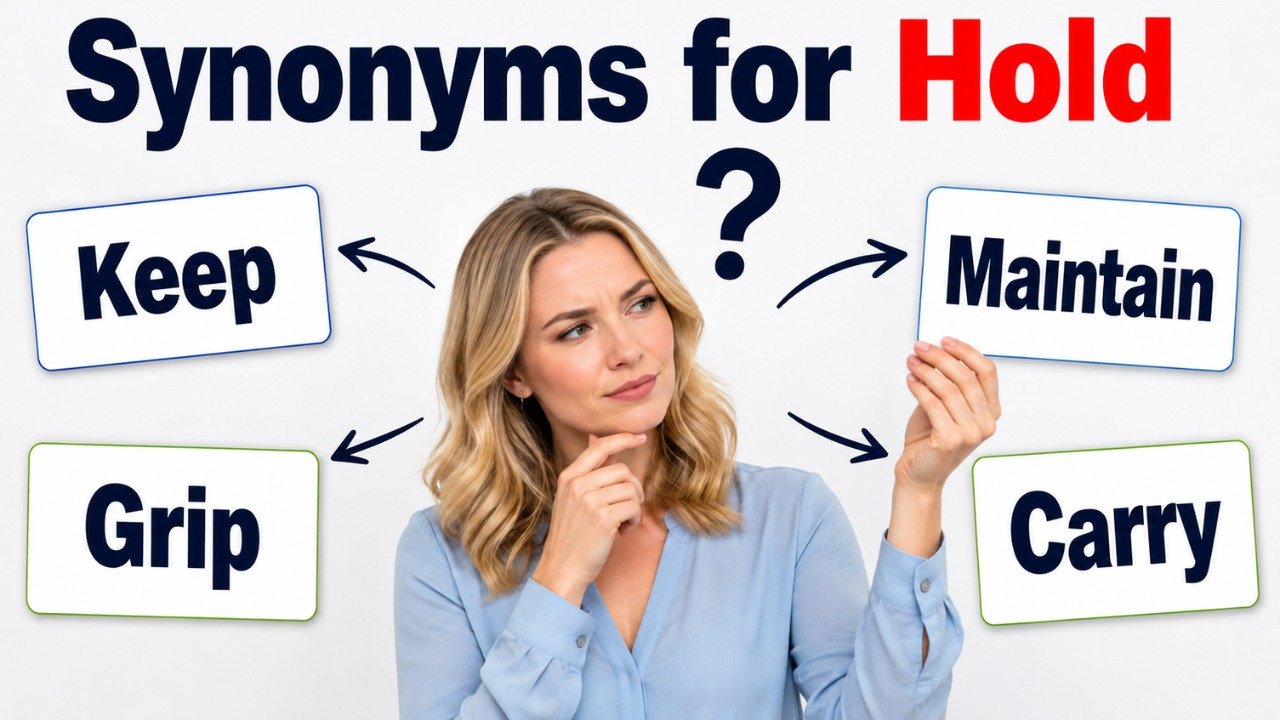 synonyms for hold