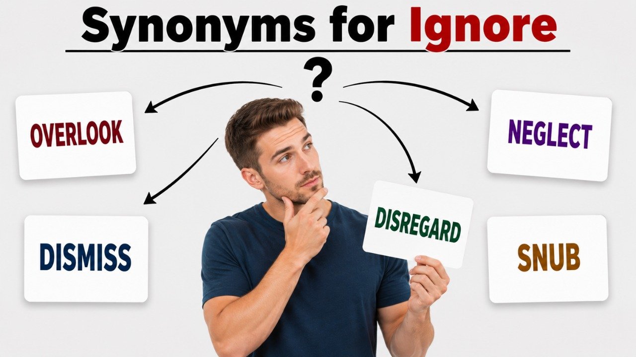 synonyms for ignore