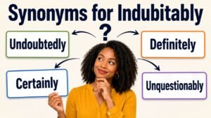 synonyms for indubitably