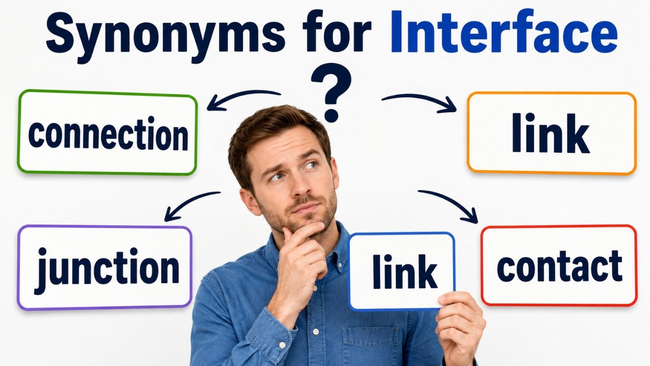 synonyms for interface
