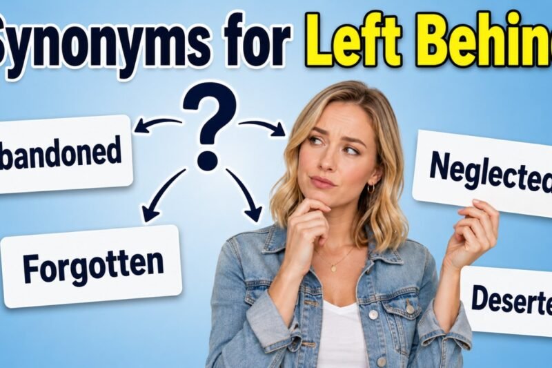 46+ Synonyms for Left Behind: Usage, Context & Examples