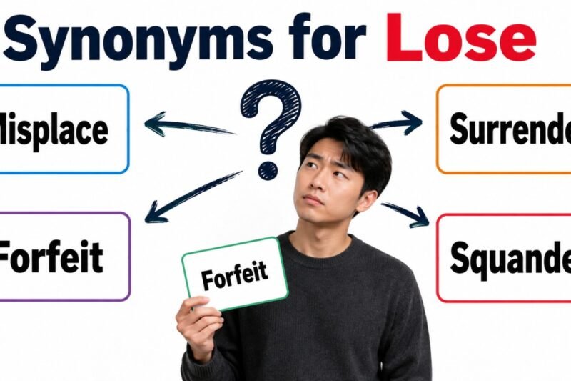 38+ Synonyms for Lose: Meaning, Examples & Best Uses