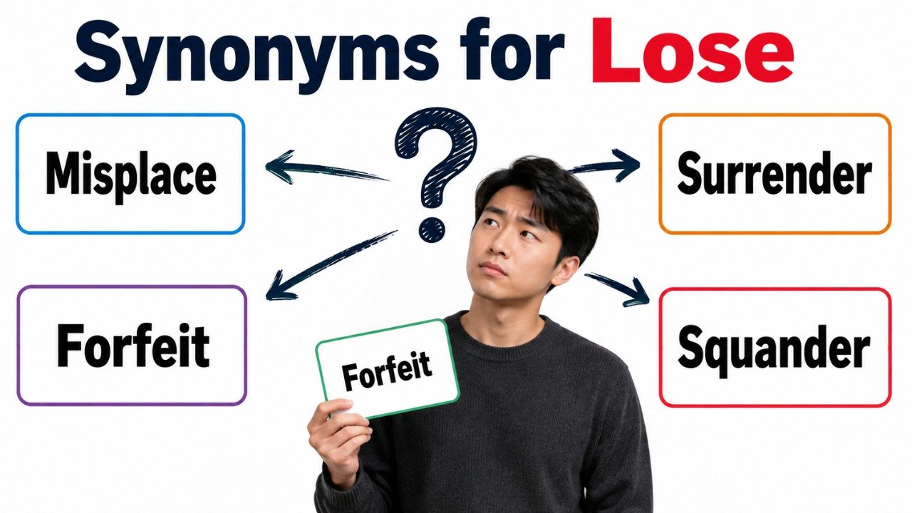 synonyms for lose