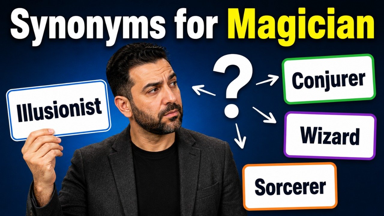 synonyms for magician