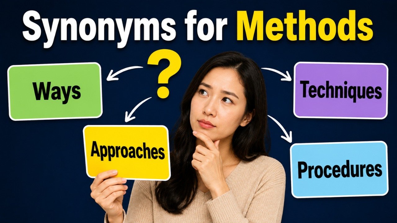synonyms for methods