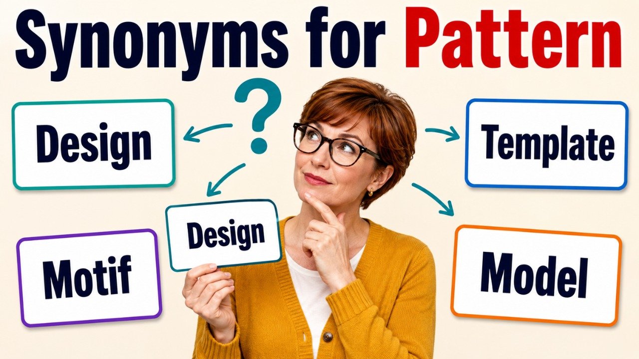 synonyms for pattern