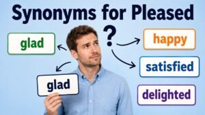 synonyms for pleased