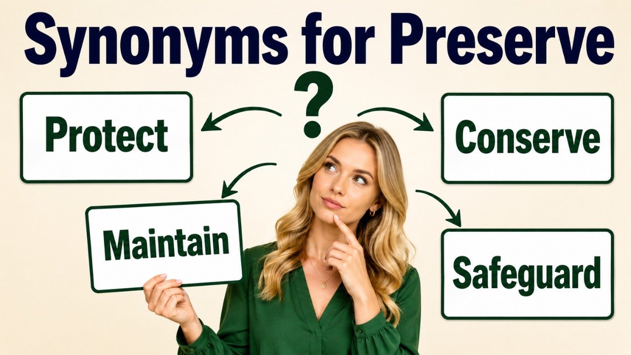 synonyms for preserve