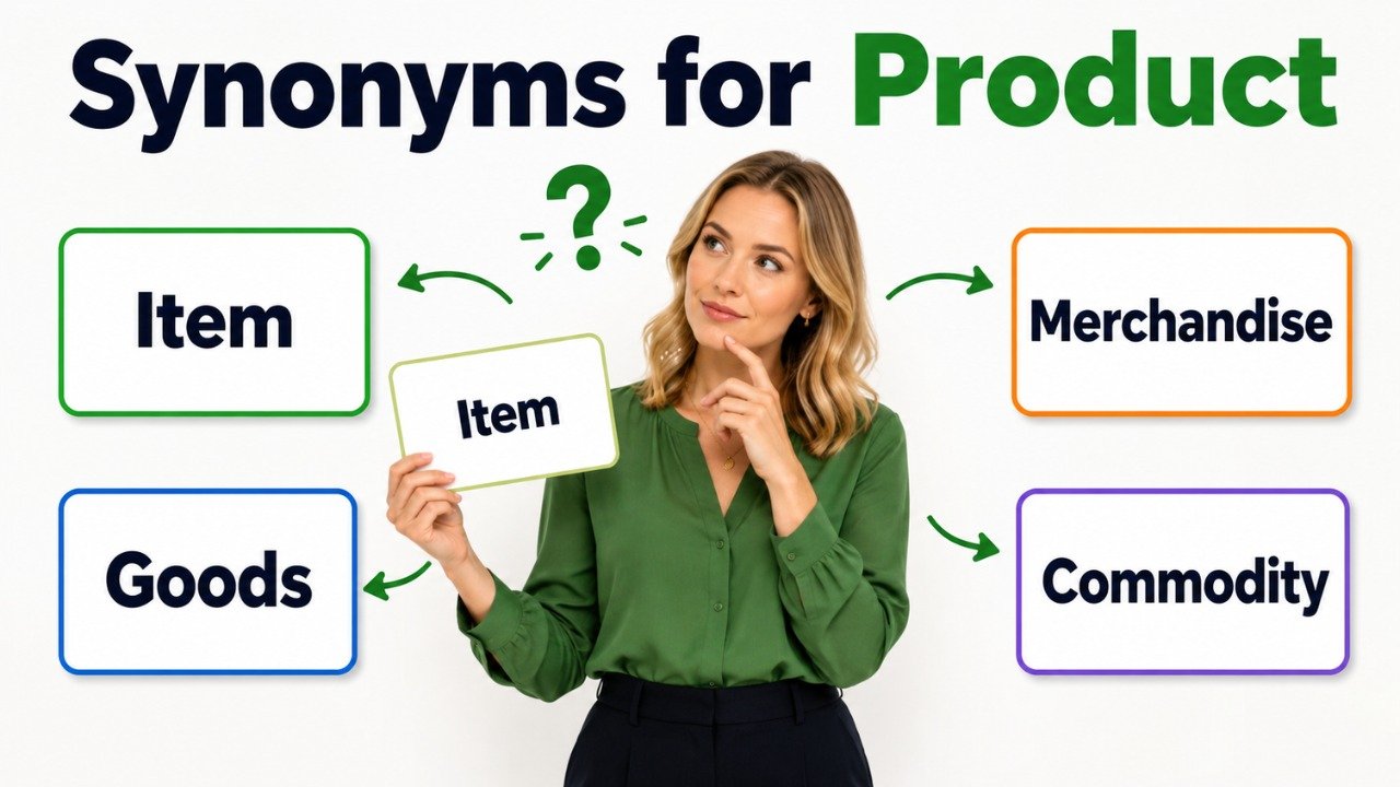 synonyms for product