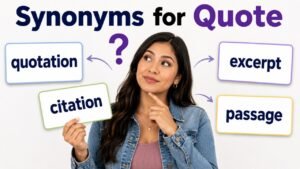 synonyms for quote