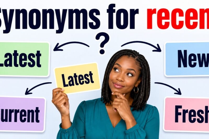 36+ Synonyms for Recent: Meanings, Uses & Word Choices