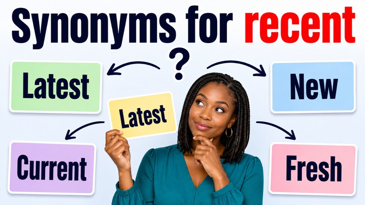 synonyms for recent