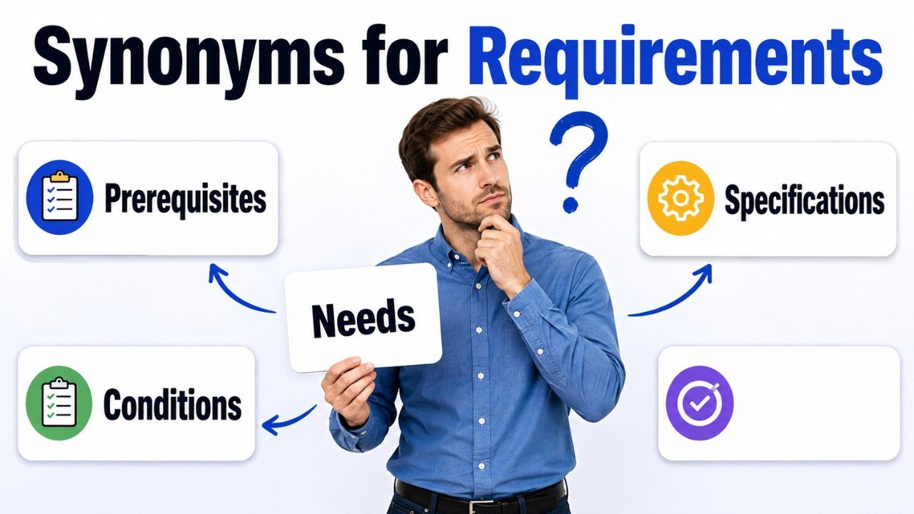 synonyms for requirements