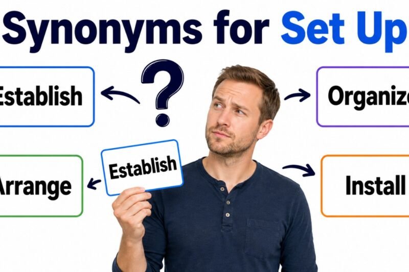 30+ Synonyms for Set Up: Meanings, Context & Clear Examples