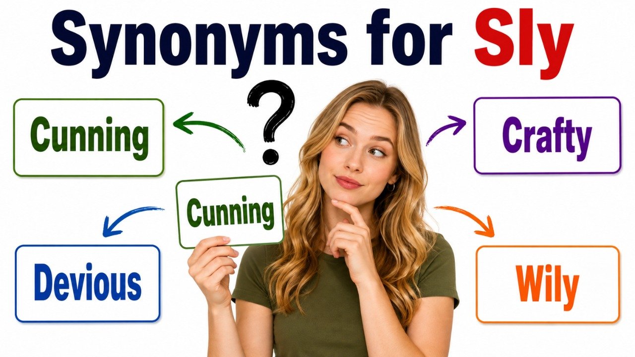 synonyms for sly