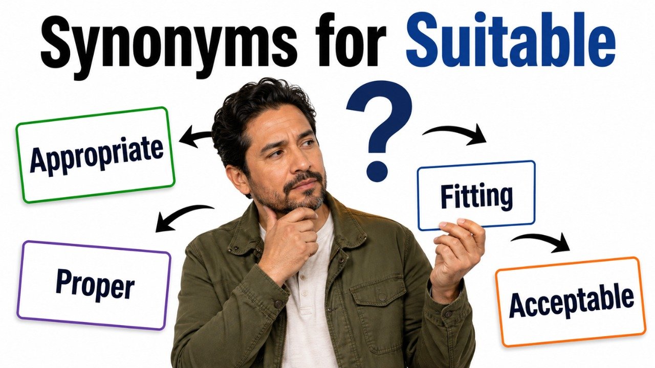 synonyms for suitable