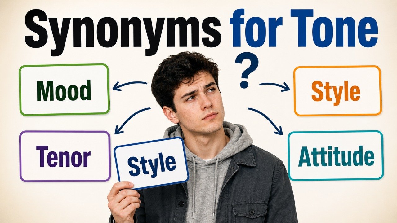 synonyms for tone
