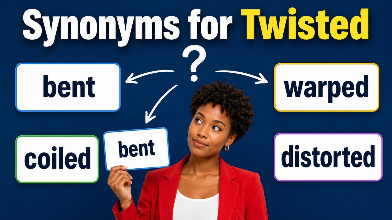 synonyms for twisted