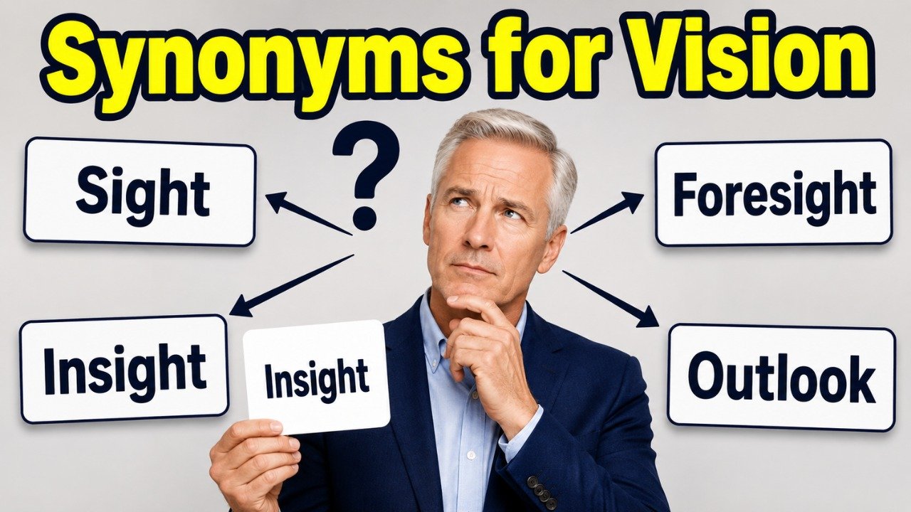 synonyms for vision